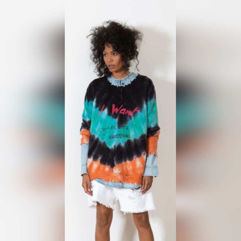 Free People X Sandrine Rose - Wool and Cashmere Sweater, size L, NWT
